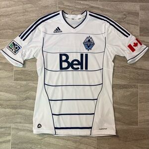 2011 Vancouver Whitecaps MUSTAPHA JARJU Game Worn Used MLS Soccer Jersey White